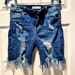 Cello brand ripped jean shorts - Size M